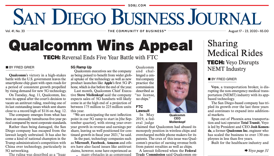 Daily Business Report-Nov. 13, 2019, San Diego Metro Magazine