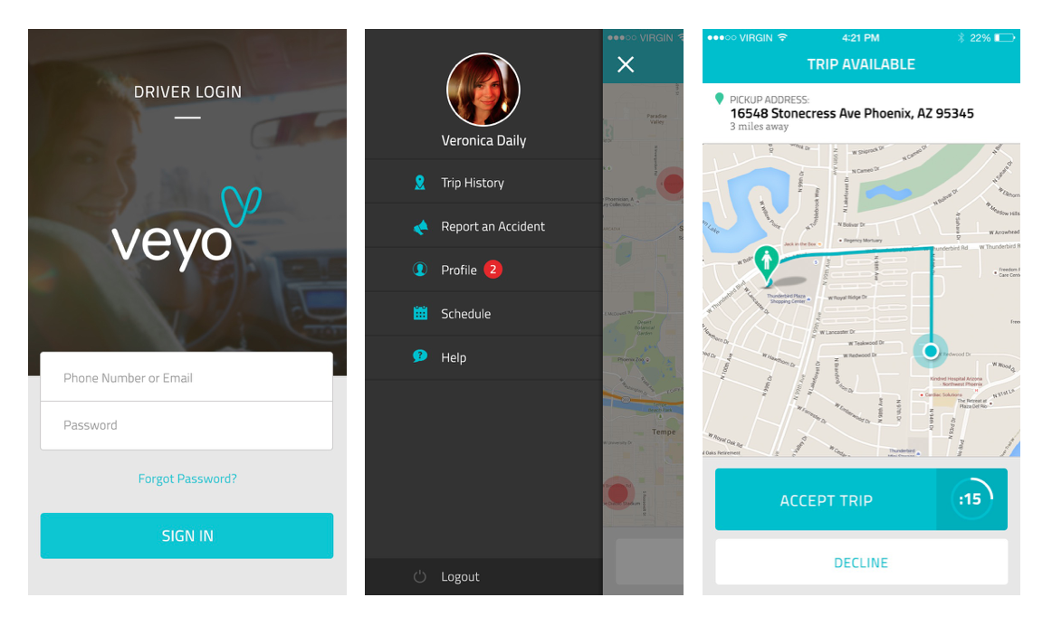 Veyo Driver-Provider App